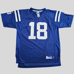 Reebok On Field NFL Peyton Manning Colts Football Jersey Youth XL 18-20